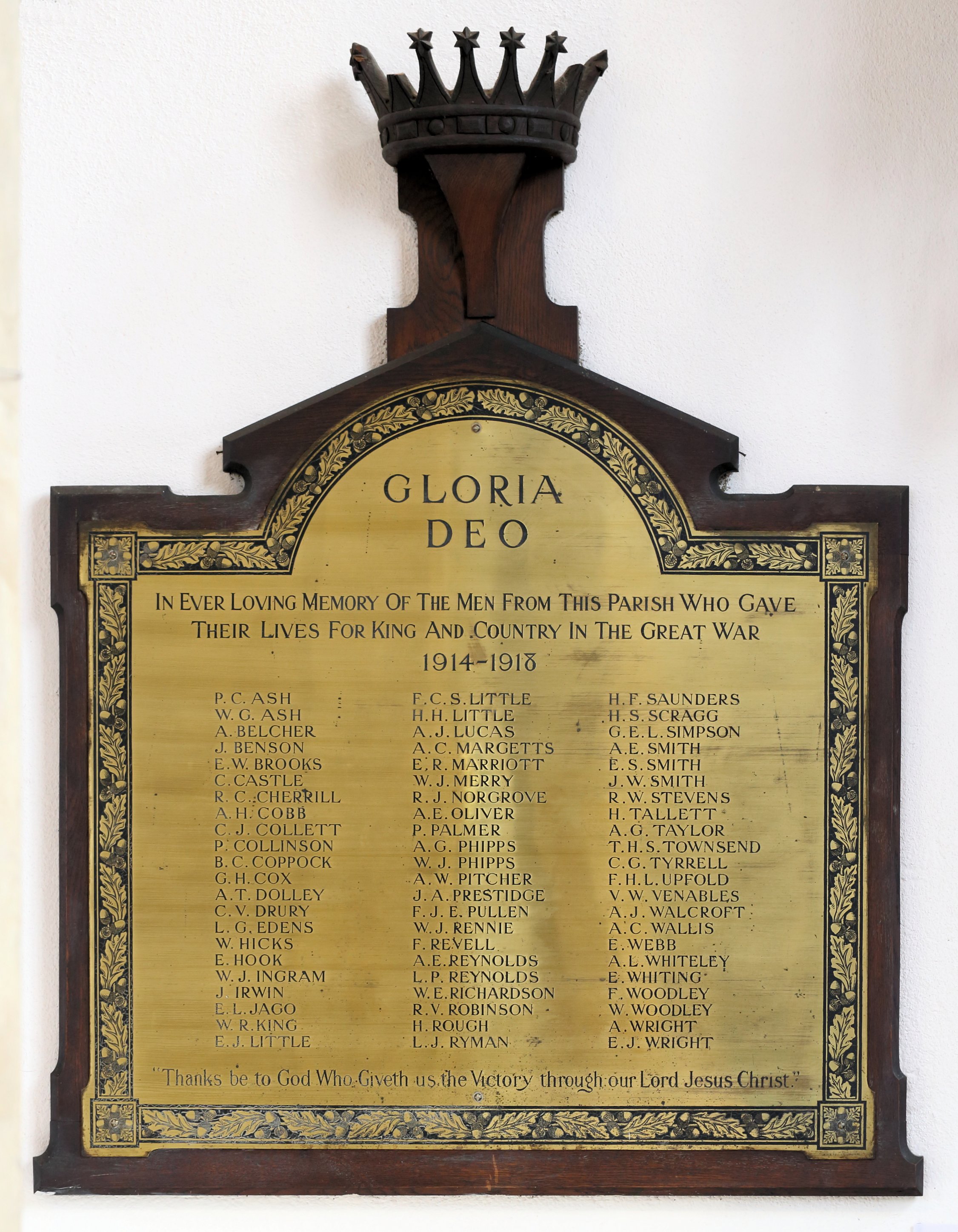 St Matthews Marlborough Road war memorial