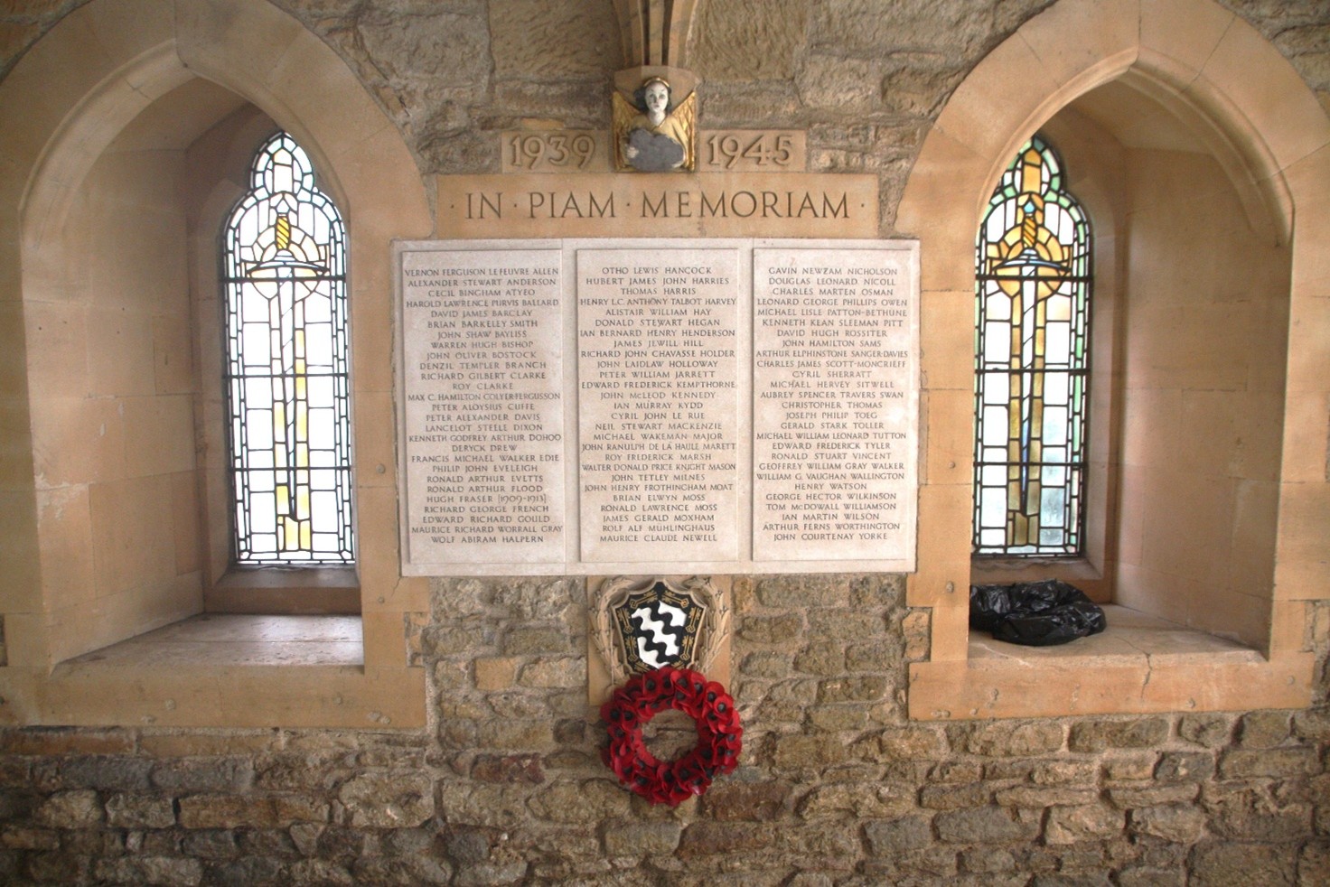 Exeter College WWII memorial