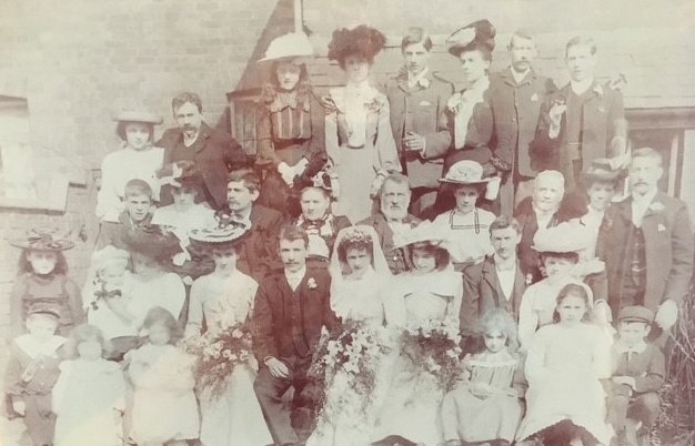 [Ron Williams parents marriage, 1903]