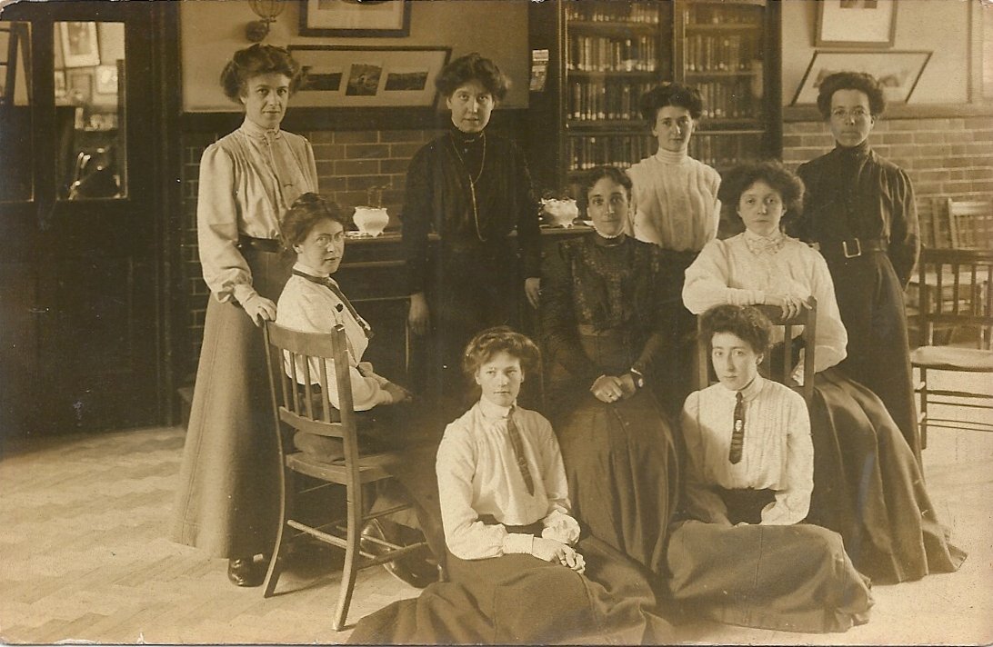 [Dorothy Brooks, Central Girls School, with teachers]