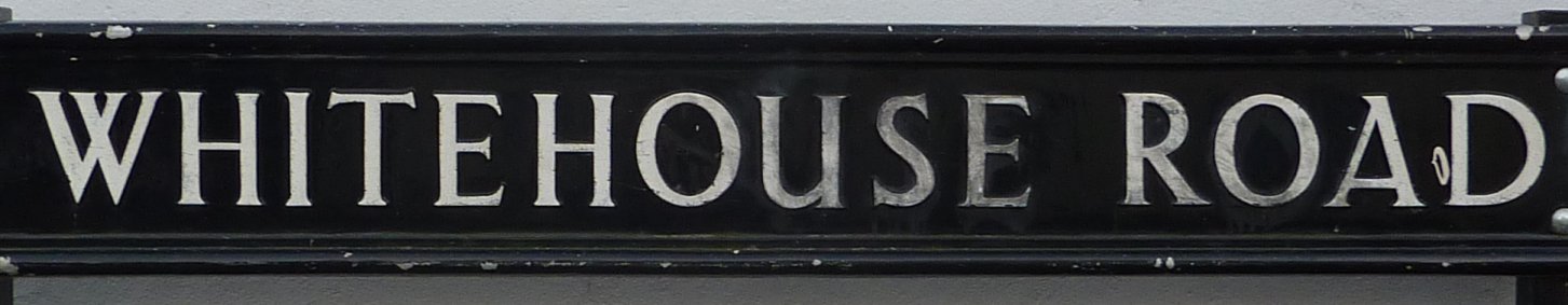 Whitehouse Road sign