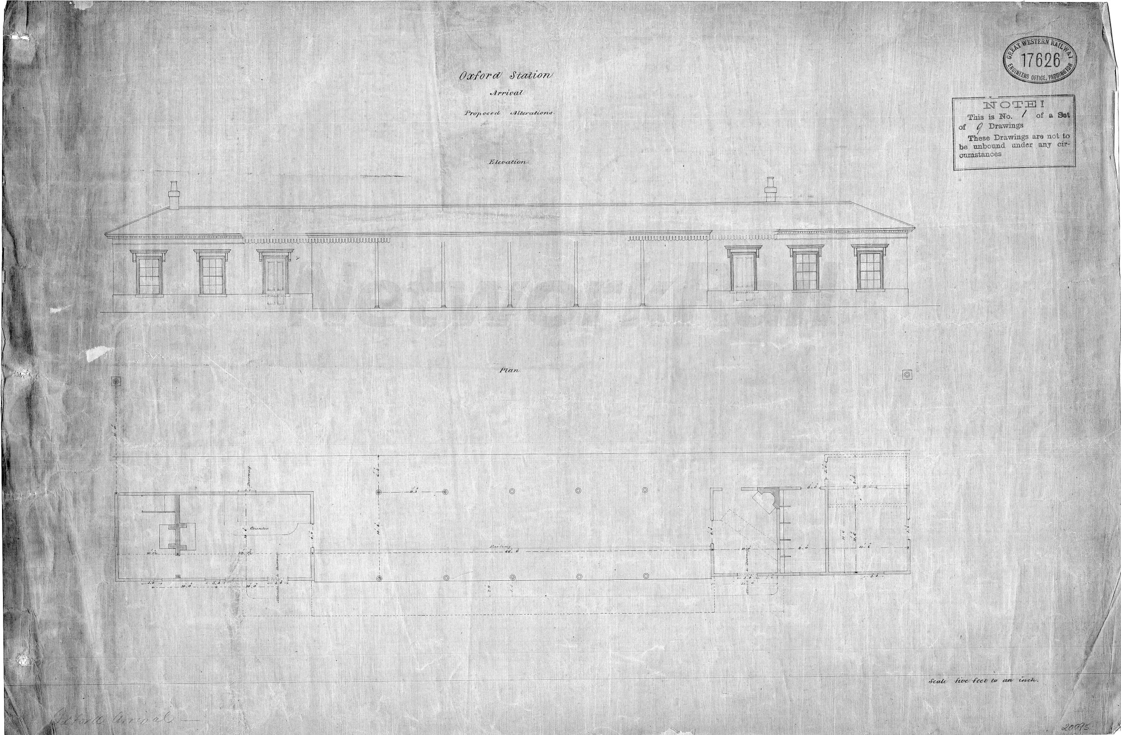 Grandpont station plans alterations date unknown Network Rail via Laurence Waters Feb 2025 2 smaller