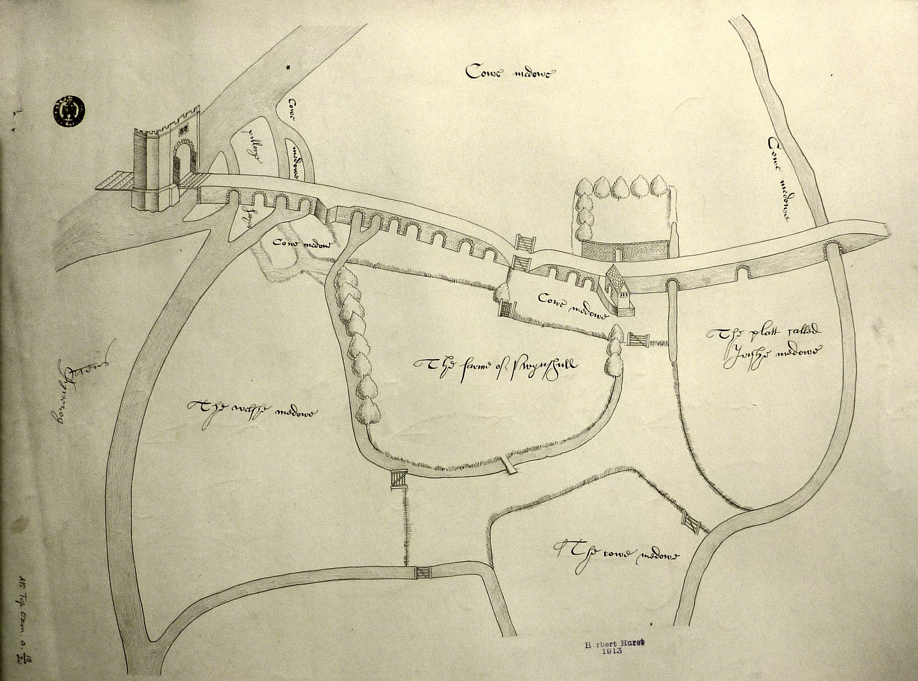 [Grandpont causeway c. 1500]